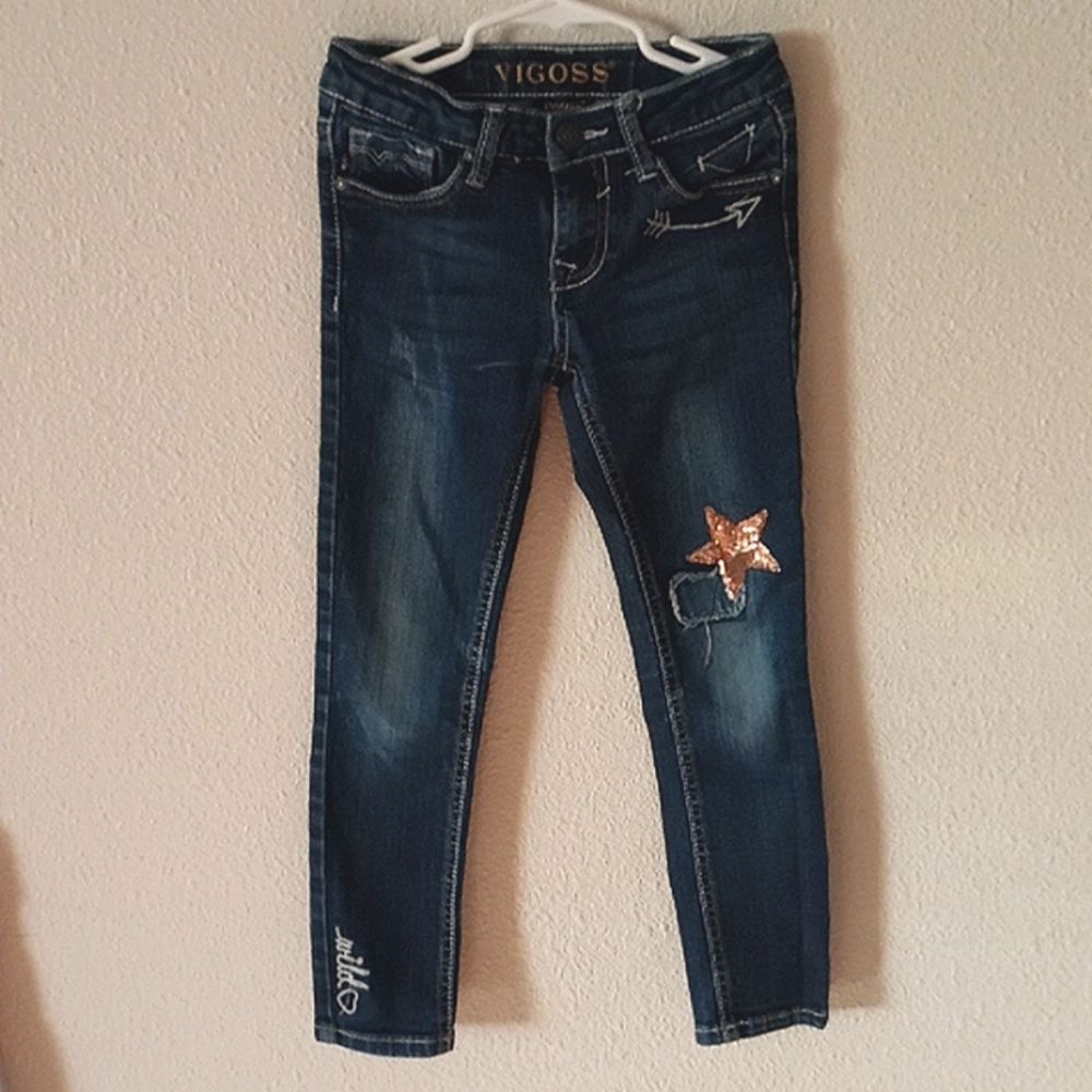 Girls Vigoss skinny jeans size 7